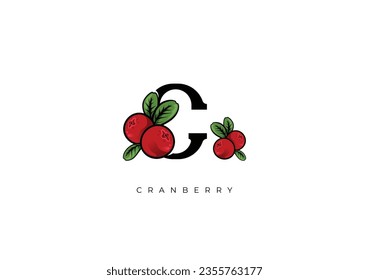 Este es un moderno Vector de Cranberry, Gran combinación del símbolo de Cranberry con la letra C como inicial de Cranberry. Agradable para logotipos, monogramas, símbolos o cualquier necesidad de diseño gráfico.