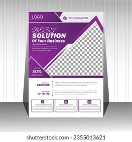 This is a modern  Creative Business Flyer.
This template RGB Color Mode, EPS file format. It comes in 1color variations

Features:
# A4 size with bleed
# Creative Design
# Easy edit (change color