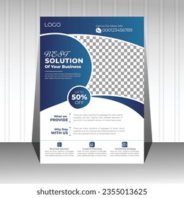 This is a modern  Creative Business Flyer.
This template RGB Color Mode, EPS file format. It comes in 1color variations

Features:
# A4 size with bleed
# Creative Design
# Easy edit (change color