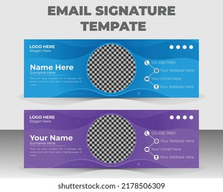 This Is Modern Email Signature Template.