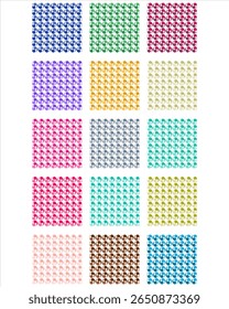 This modern geometric vector illustration features colorful shades, representing the concepts of balance, harmony, and flow. for use as a background, textile print, wallpaper, or wrapping paper.