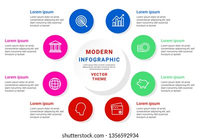 This is a modern info graphic design. This is total vector art. You may use for work in annual report, web design, web template, theme & business presentation.