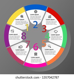 This is a modern info graphic design. This is total vector art. You may use for work in annual report, web design, web template, theme & business presentation.