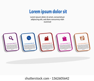This is a modern infographic design. This is total vector art. you used for work in annual report, web design, web template, theme & business presentation.