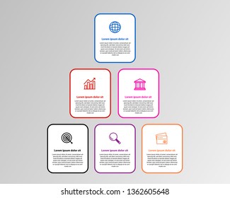 This is a modern infographic design. This is total vector art. you used for work in annual report, web design, web template, theme & business presentation.