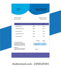 Das ist ein modernes Rechnungsdesign, das ist ein Tamplate