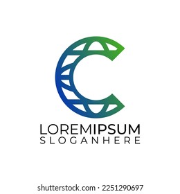 dies ist ein modernes Brieflogo