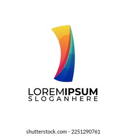 dies ist ein modernes Brieflogo
