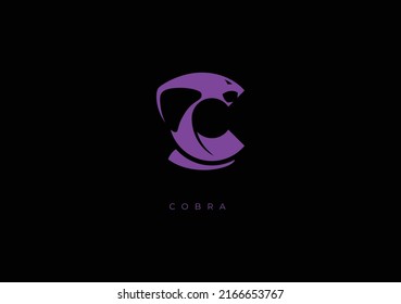 This is a modern logo of Cobra, Great combination of Cobra symbol with letter C as initial of Cobra itself.