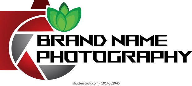 this is a modern logo design for photography company