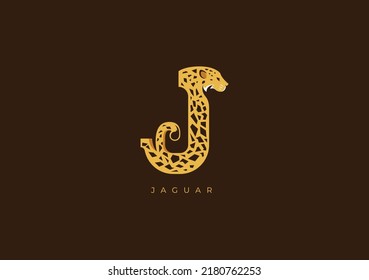 This is a modern logo of Jaguar, Great combination of Jaguar symbol with letter J as initial of Jaguar itself.