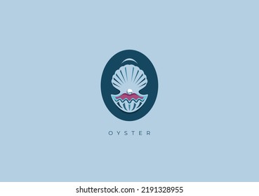 This is a modern logo of Oyster, Great combination of Oyster symbol with letter O as initial of Oyster itself.