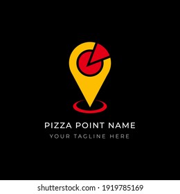 This is modern pizza point logo vector. Modern minimal and attractive design that can be used for any type of restaurant.