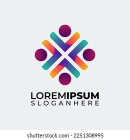 this is modern simple company logo