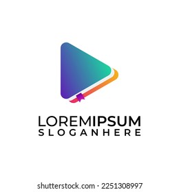 this is modern simple company logo