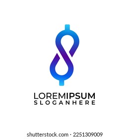 this is modern simple company logo