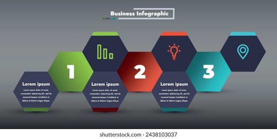 Esta plantilla moderna es ideal para su uso en presentaciones, informes o sitios web para ilustrar el éxito y el progreso en los negocios y el marketing.