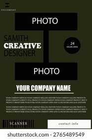 This is a modern and versatile flyer design template suitable for business promotion, marketing campaigns, events, and advertising purposes. Fully editable and professionally organized layout for print and digital use.