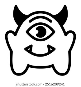 This Monster icon is suitable for Halloween event.