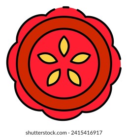 This Moon Cake icon is suitable for Chinese New Year, Chinese Culture, China, Asia, etc.
