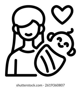This Mother icon is suitable for Family, Fathers Day, Family Day, etc