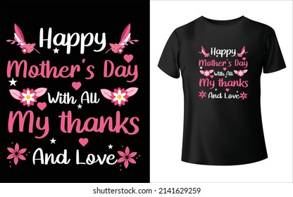 This Is Mother's Day T-Shirt Design