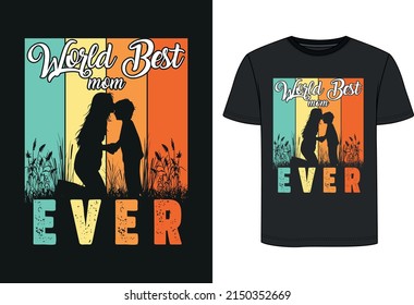this is a Mothers Day t-shirt design
This T-Shirt configuration is ideal for any private or corporate use.
All primary components are editable and adaptable. This is a “PRINT READY” 
