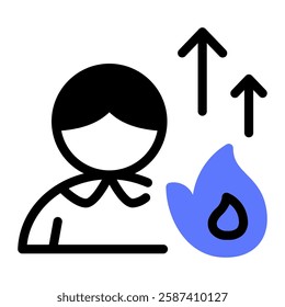This Motivation icon is suitable for Business Motivation, Business Improvement, etc.