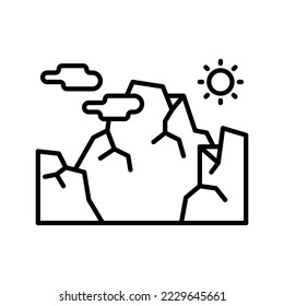 este es un icono de montaña
icono con un contorno y un estilo perfecto de píxel
este es uno de los iconos de los conjuntos de iconos con el tema Aventura