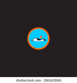 this is a mountain logo