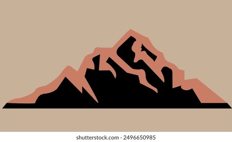 This is a mountain logo