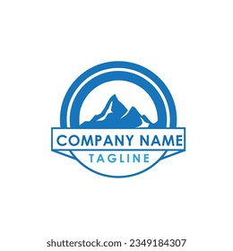 Este es el diseño del logo de la montaña