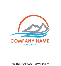 This is mountain logo design