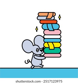 This mouse is good at organizing the clothes at home.