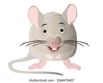 This is a mouse. Made as a clip art cartoon.
