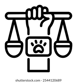 This Movement icon is suitable for Wildlife Conservation, Animal Protect and Animal Welfare, etc