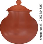This is mud pot vector design 