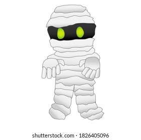 This is the Mummy in Halloween day 
