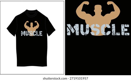This muscle tee is made for those who build strength with dedication and discipline.