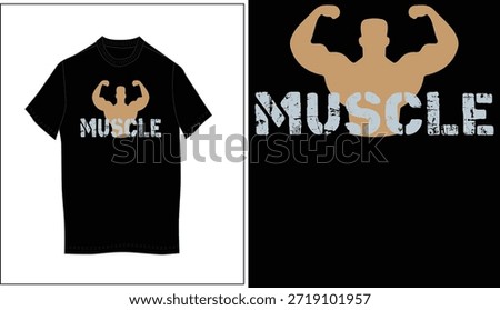 This muscle tee is made for those who build strength with dedication and discipline.