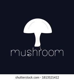 This is mushroom based logo vector design. It is a beautiful illustration. It is connected with our healthy food.