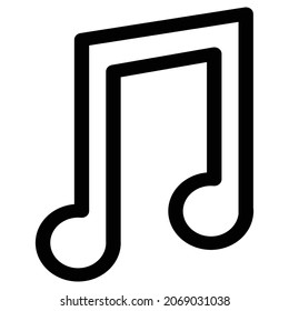 Este es un icono musical del reproductor de música