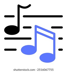 Dieses Notensymbol eignet sich für Musik, Musikinstrumente, Unterhaltung und Multimedia usw.