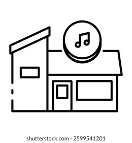 This Music Studio icon is suitable for Audio, Music, etc
