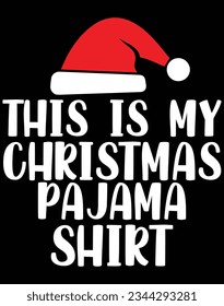 This is my christmas pajama shirt EPS file for cutting machine. You can edit and print this vector art with EPS editor.