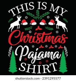 This is my Christmas pajama shirt