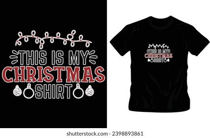 this is my christmas t-shirt design editable template ready to print, festival t-shirts,x-mas, tree