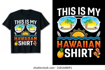 This is my Custom Hawaiian T-shirt Design