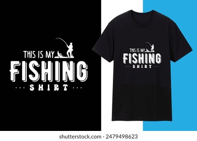 This Is My Fishing T Shirt Design
