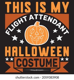 This is my flight attendant halloween costume.T-shirt design.Vector file.